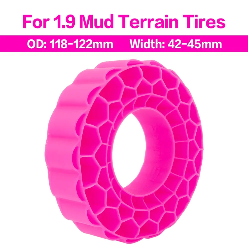 MEUS Racing Soft Silicone Rubber Inserts for 1.9-Inch Tires 118-122mm for 1/10 RC Crawlers