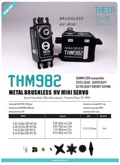 THETA THM982 HV Mini Brushless Servo - HeliDirect