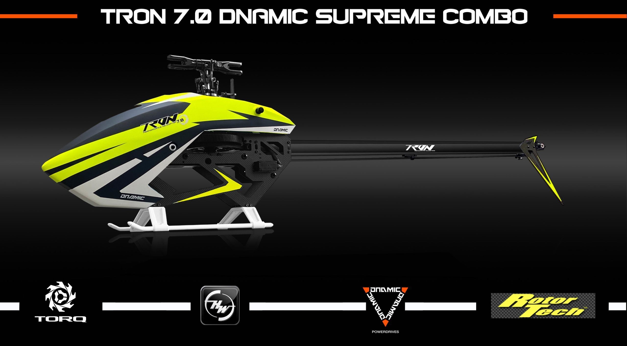Tron 7.0 Dnamic Supreme Combo With 4225/550KV (For 12S) - HeliDirect