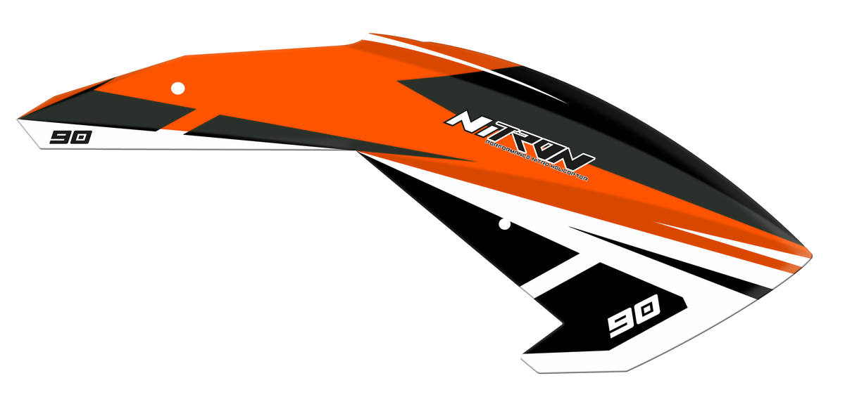 NiTron90 Canopy - Orange - HeliDirect