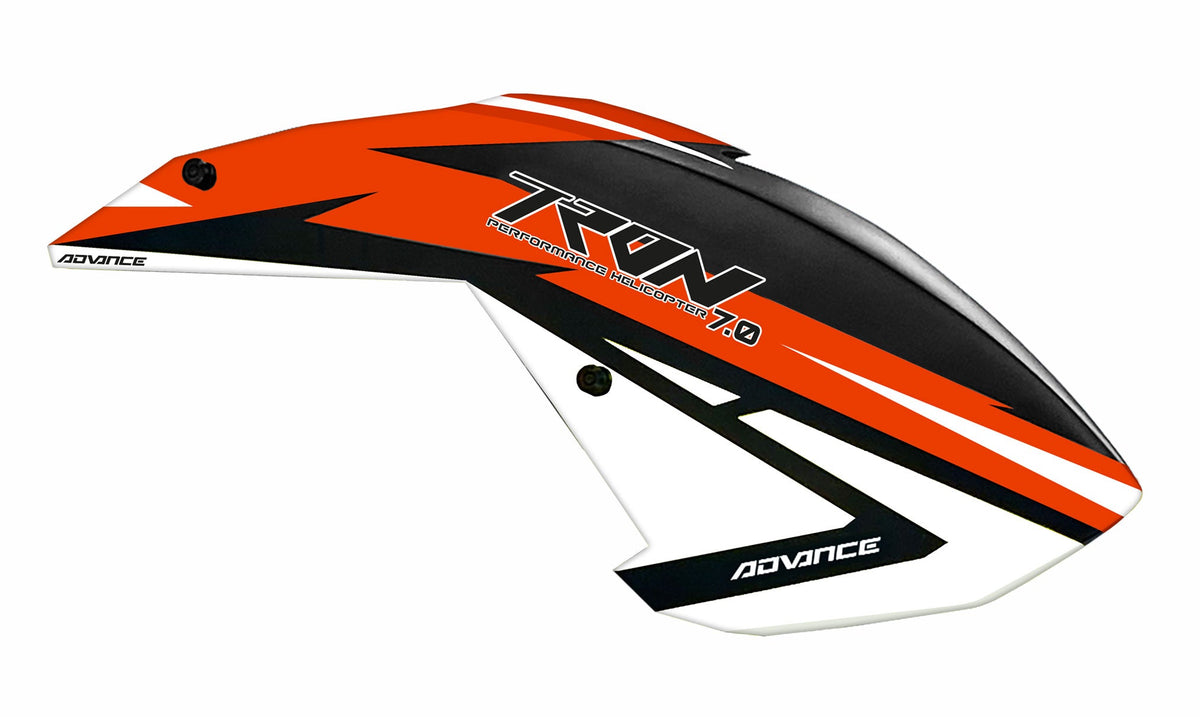 Tron 7.0 ADVANCE Canopy Orange-White - HeliDirect