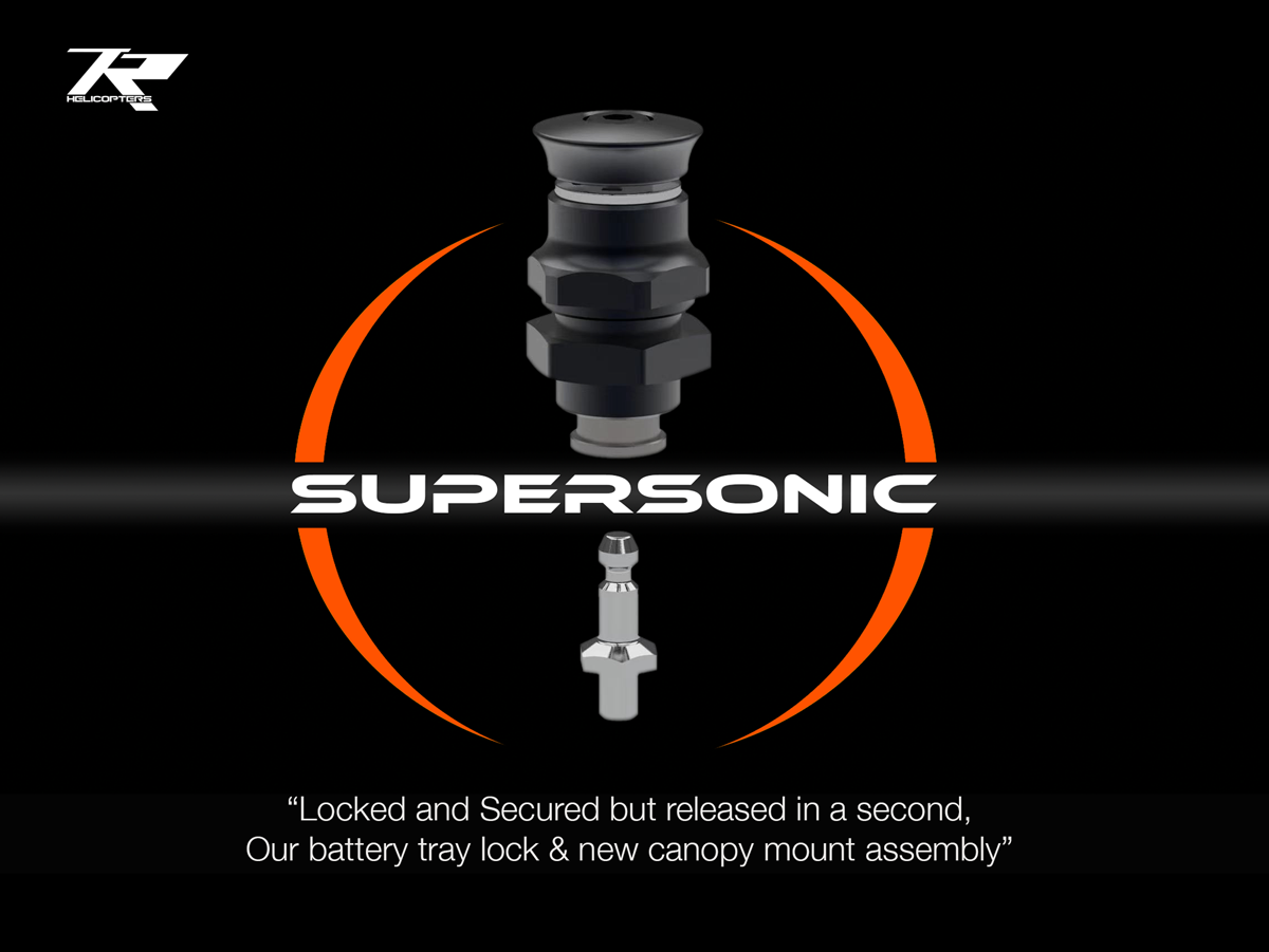 Tron7.0 Supersonic Canopy Mount Assembly Set - HeliDirect