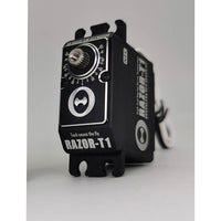 THETA RAZOR-T1 NFC HV Standard Brushless Tail Servo (Black Color) - HeliDirect