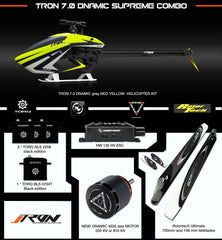 Tron 7.0 Dnamic Supreme Combo With 4225/550KV (For 12S) - HeliDirect