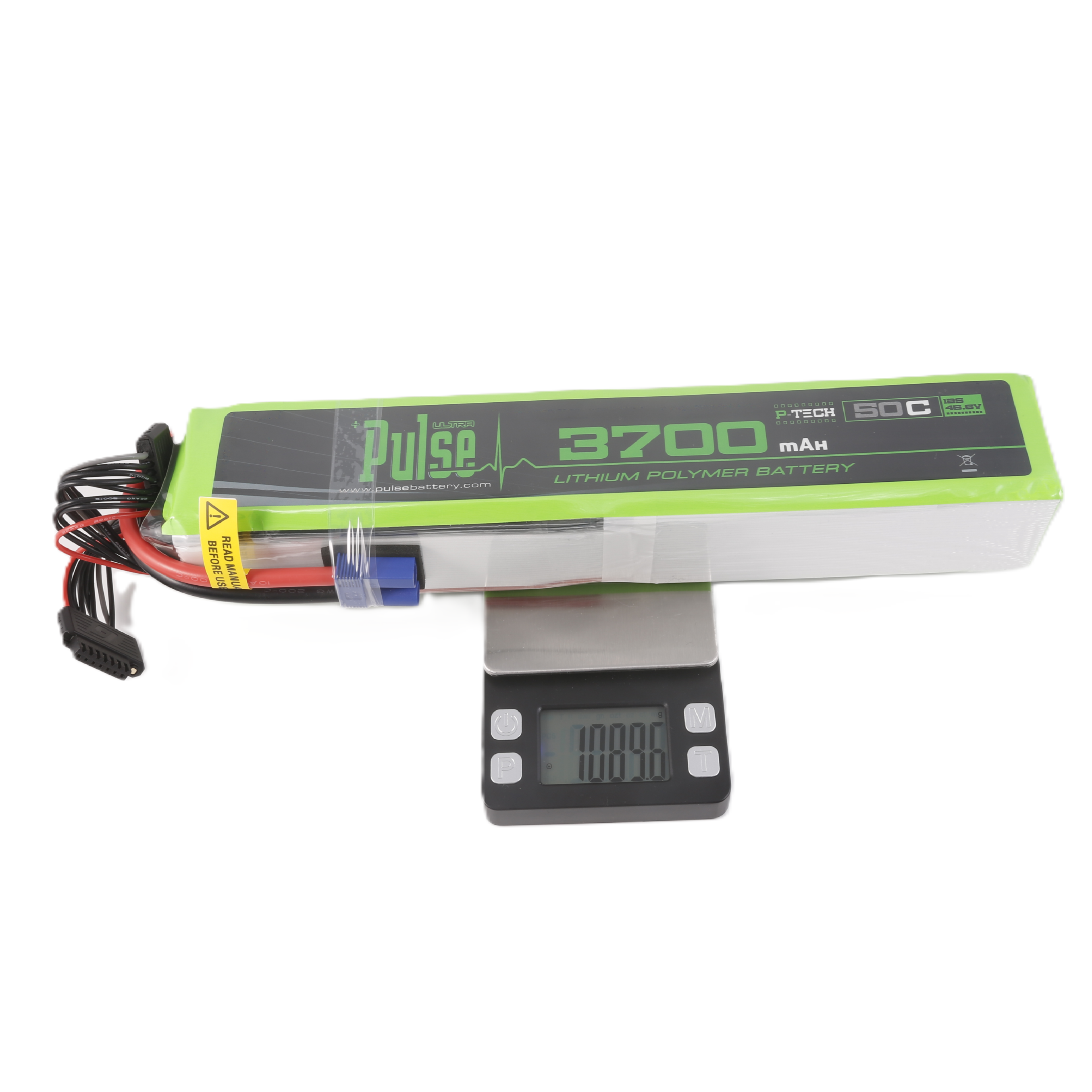 Pulse 3700mAh 50C 45.6V 12S P-Tech LiHV Battery - EC5 Connector