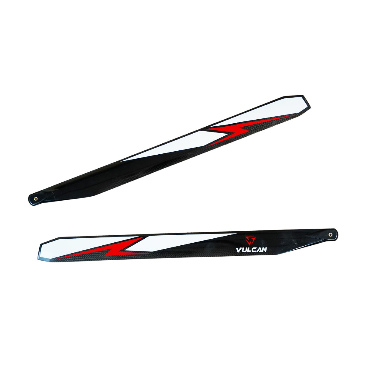 VULCAN ROTORS Precision Main Rotor Blades 393mm (RED)