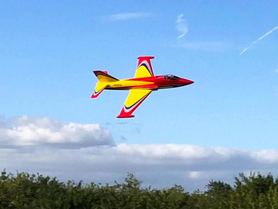 Boomerang Composite Ranger Sport Jet - Yellow/Red - Boomerang RC Jets