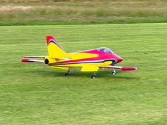 Boomerang Composite Ranger Sport Jet - Yellow/Red - Boomerang RC Jets