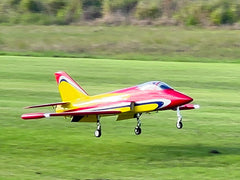 Boomerang Composite Ranger Sport Jet - Yellow/Red - Boomerang RC Jets