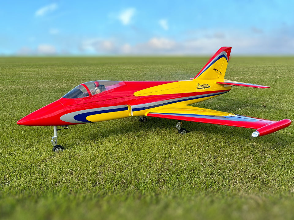 Boomerang Composite Ranger Sport Jet - Yellow/Red - Boomerang RC Jets