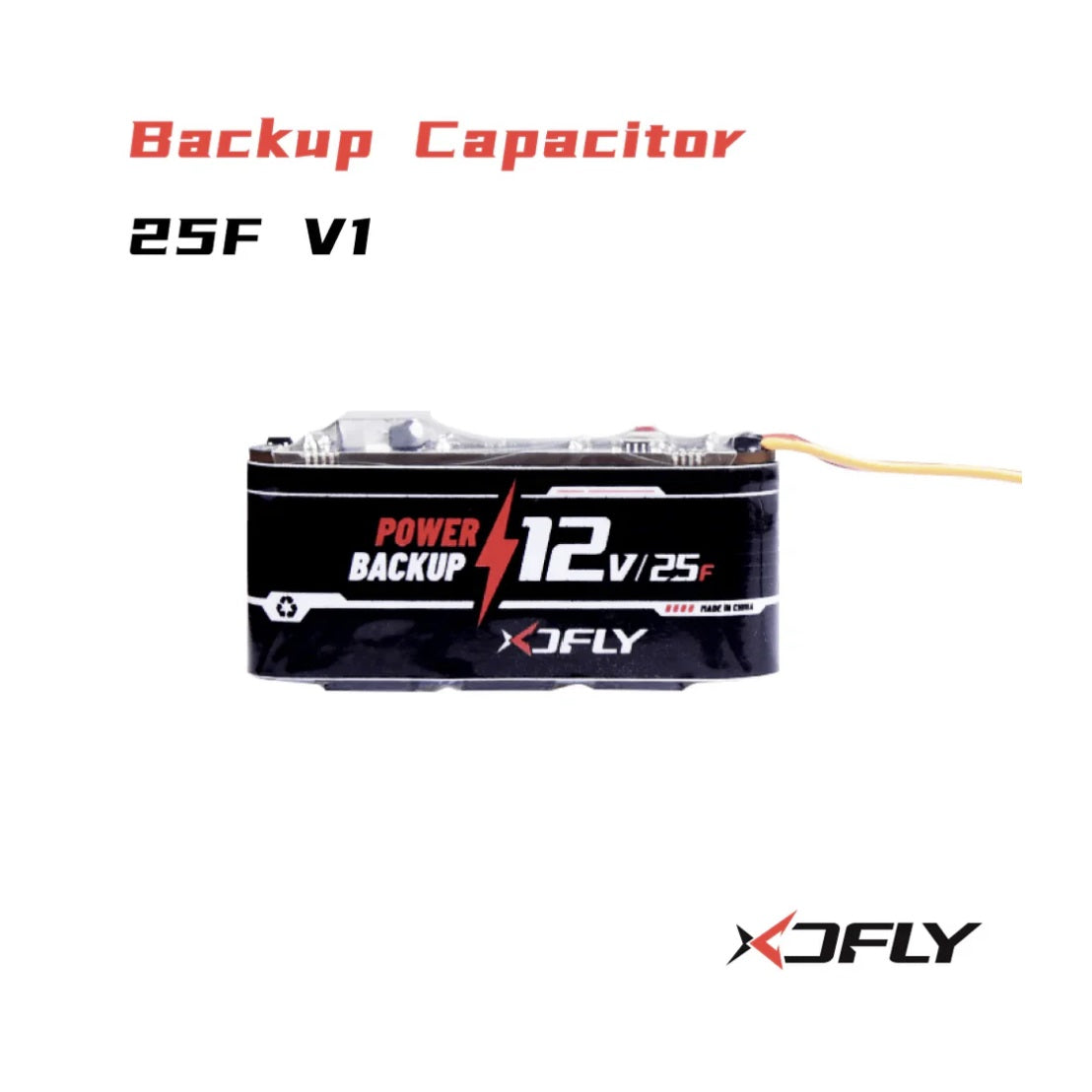 XDFly Backup Capacitor 25F 12V (13.0V MAX)