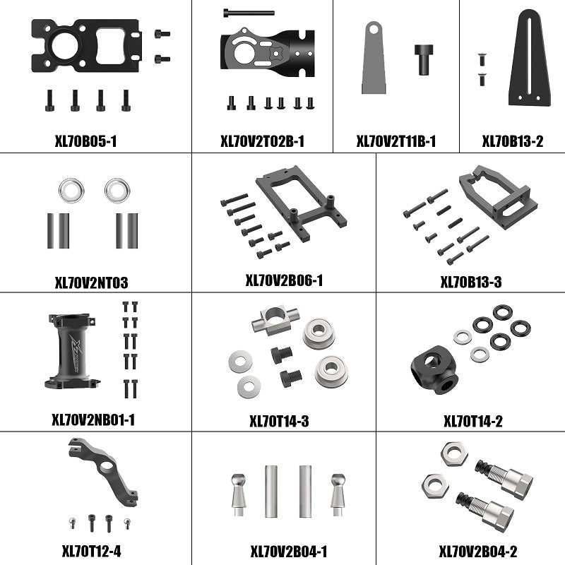 XLPower Specter 700 NME to WC Upgrade Parts Combo - HeliDirect