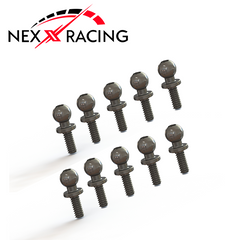 Nexx Racing M1.4 Pivot Ball Head Screws for 1/24 Losi Micro-B