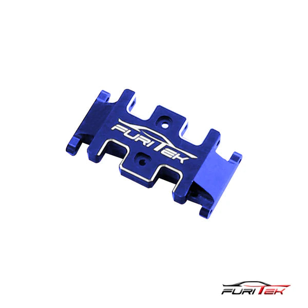 FURITEK LCG Aluminum Skid Plate - BLUE - HeliDirect