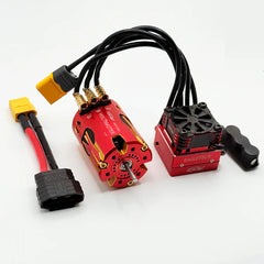 Furitek VoltEagle 1/10 Drift Combo – RED Edition (Plug & Play Brushless Sensored System for Traxxas 4-Tec Drift)