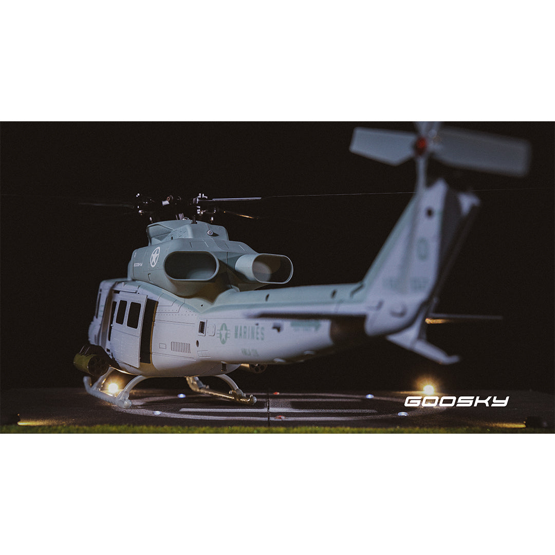 Goosky E2 UH-1Y 1:35 Scale Helicopter with Carrying Case