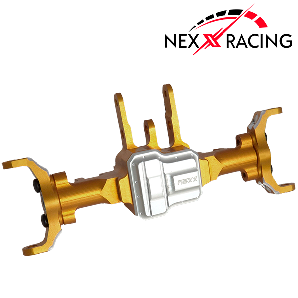 Nexx Racing CNC Alu Front Axle Housing For TRX-4M ( Included Bearing )-Gold - HeliDirect