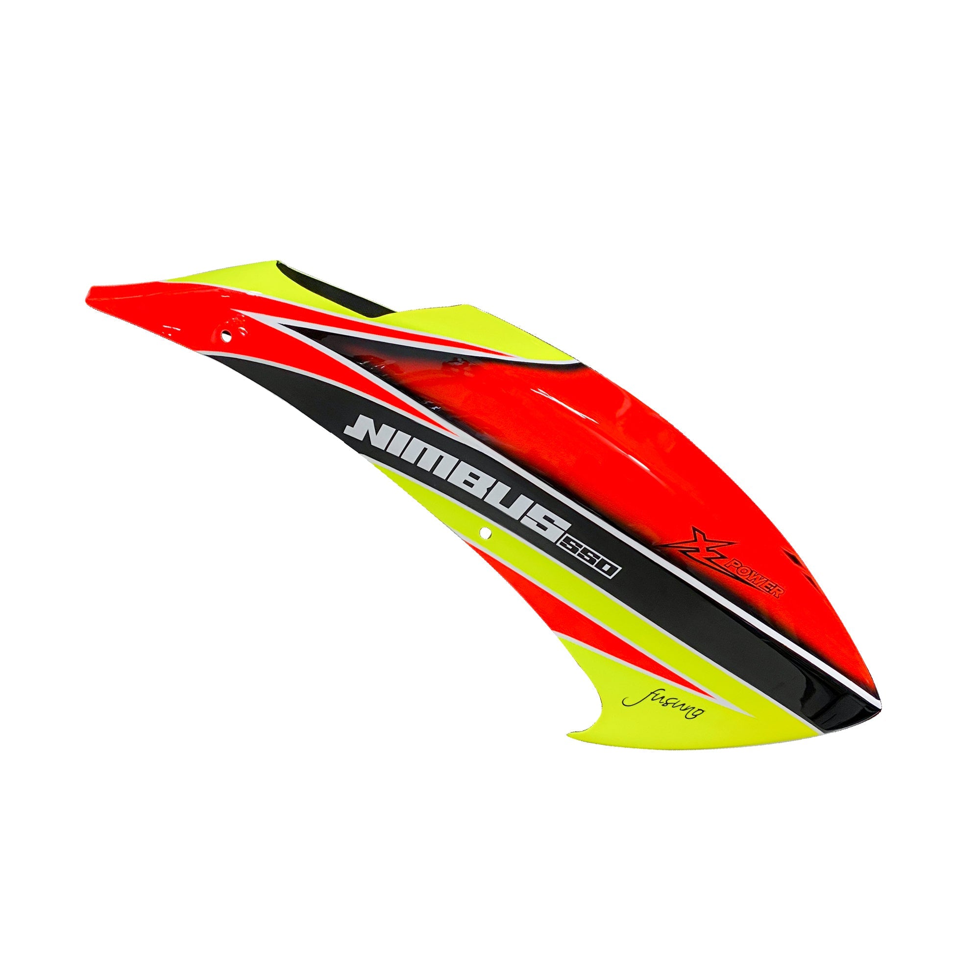 FUSUNO Canopy for Nimbus 550 Orange/Yellow w/ Orange Decal - HeliDirect