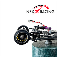 Nexx Racing “JUD” threaded carbon-fiber reinforced EVO Flanged Front Wheels (2) pcs for Mini-Z - F8.5 OFFSET -1