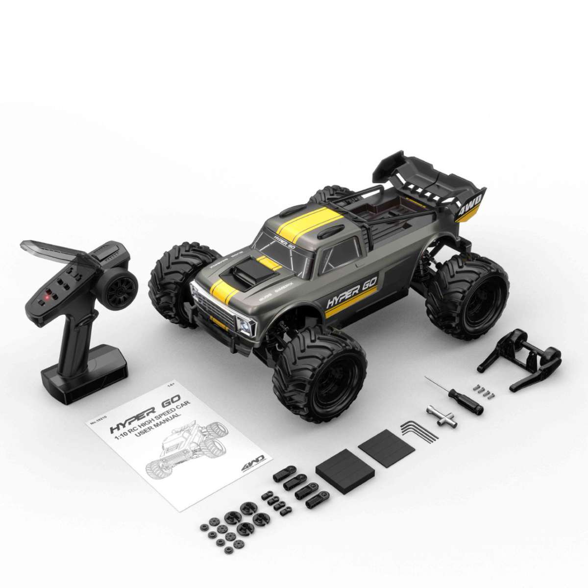 MJX Hyper GO 10210 Truck 1/10 Brushless 4WD RTR