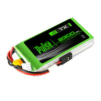 Pulse 2300mAh 2S 6.6V TX LiFe Battery - JR-3P and EC3 Connector