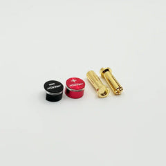 Furitek LowPro Bullet Plug Grips w/5mm Bullets (Black/Red)