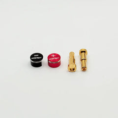 Furitek LowPro Bullet Plug Grips w/4-5mm Bullets (Black/Red)