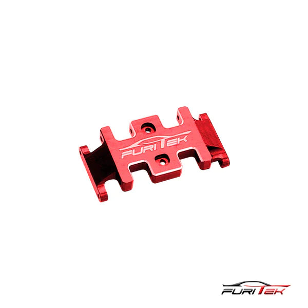 FURITEK LCG Aluminum Skid Plate - RED - HeliDirect