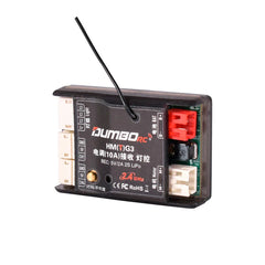 DUMBORC 3in1 Receiver 2.4Ghz 10A ESC with Gyro Light Controller
