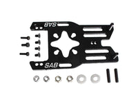 Aluminum Motor Mount Black Matte - HeliDirect