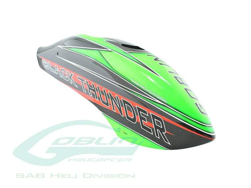 Canomod Airbrush Canopy Green/Carbon - Goblin Black Thunder 700 - HeliDirect