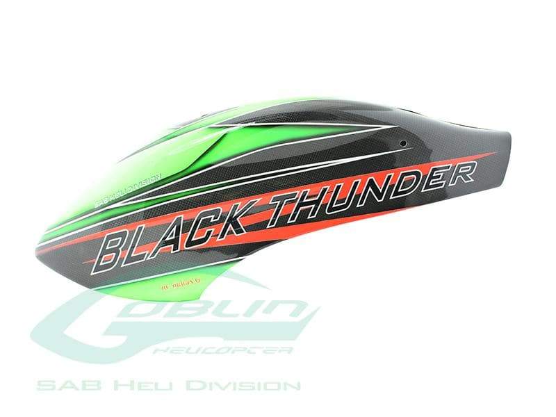 Canomod Airbrush Canopy Green/Carbon - Goblin Black Thunder 700 - HeliDirect