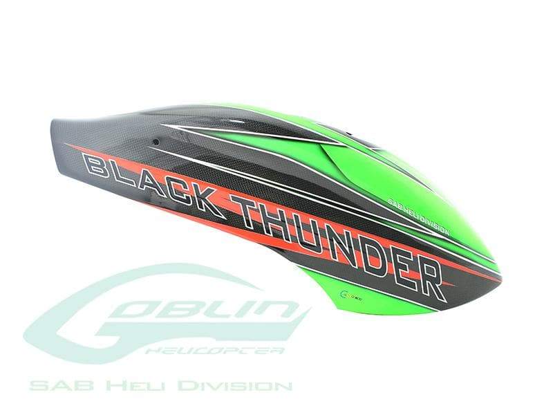 Canomod Airbrush Canopy Green/Carbon - Goblin Black Thunder 700 - HeliDirect