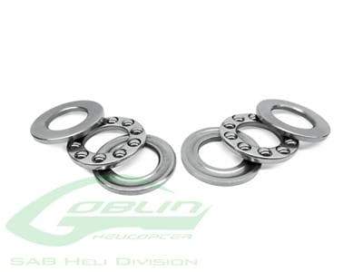 SAB ABEC-5 Thrust bearing Ø8 x Ø14 x 4 (2pcs) - Goblin 500 [HC437-S] - HeliDirect