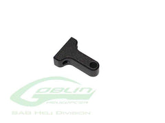 SAB Aluminum Bellcrank Base Black Matte - Goblin Black Nitro/Black Thunder - HeliDirect