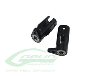SAB Aluminum Tail Blade Grip Black Edition - Goblin 630/700 Competition - HeliDirect