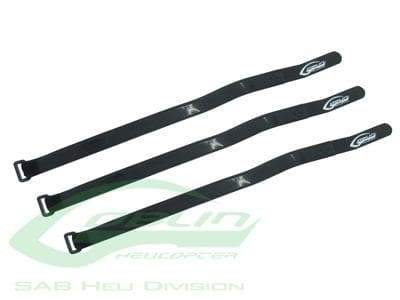 SAB Battery Strap 430mm L 20mm W(3pcs) - Goblin 500/570 [HA023-S] - HeliDirect