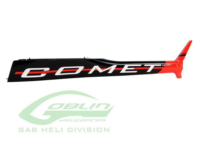 SAB Boom Black/Red for Goblin 280 MiniComet - HeliDirect
