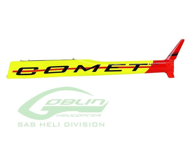 SAB Boom Yellow/Red for Goblin 280 Mini Comet - HeliDirect