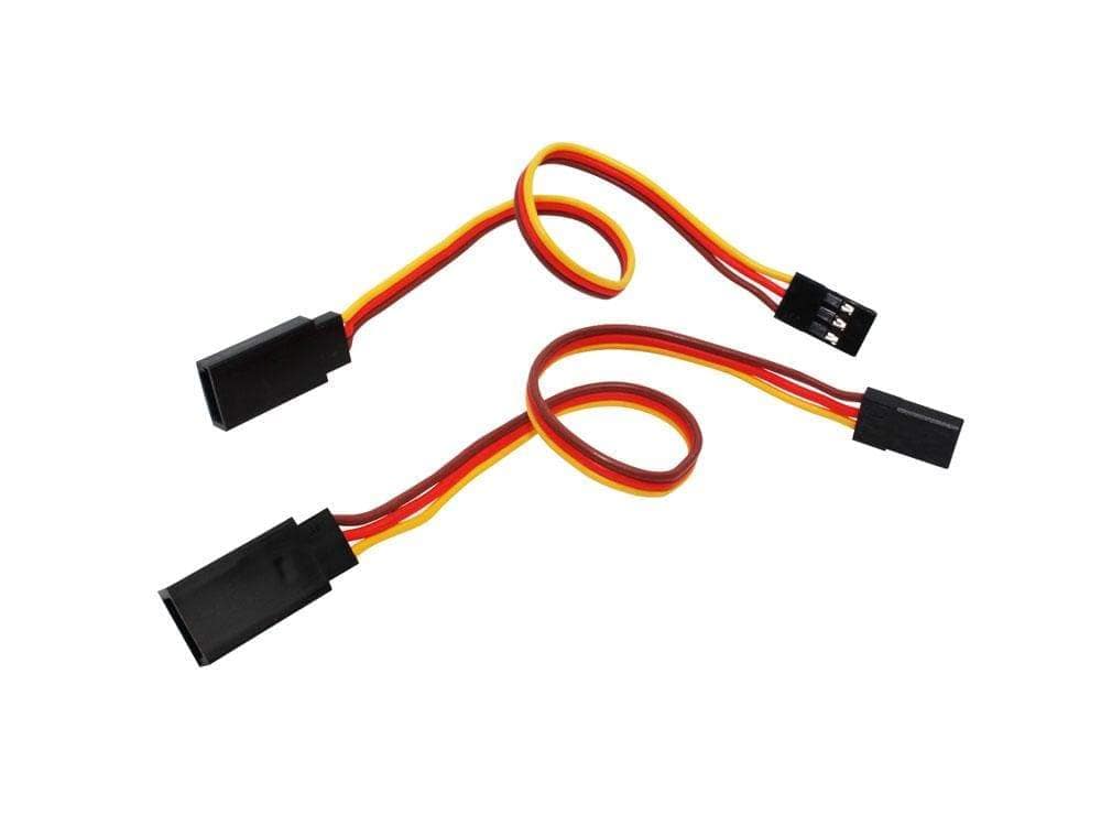 SAB Cable ( JR male to Futaba female- Br/R/O -22AWG- 200mm) - HeliDirect