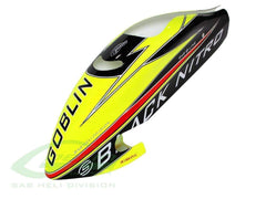 SAB Canopy (Yellow/Black) for Goblin Nitro Sport - HeliDirect