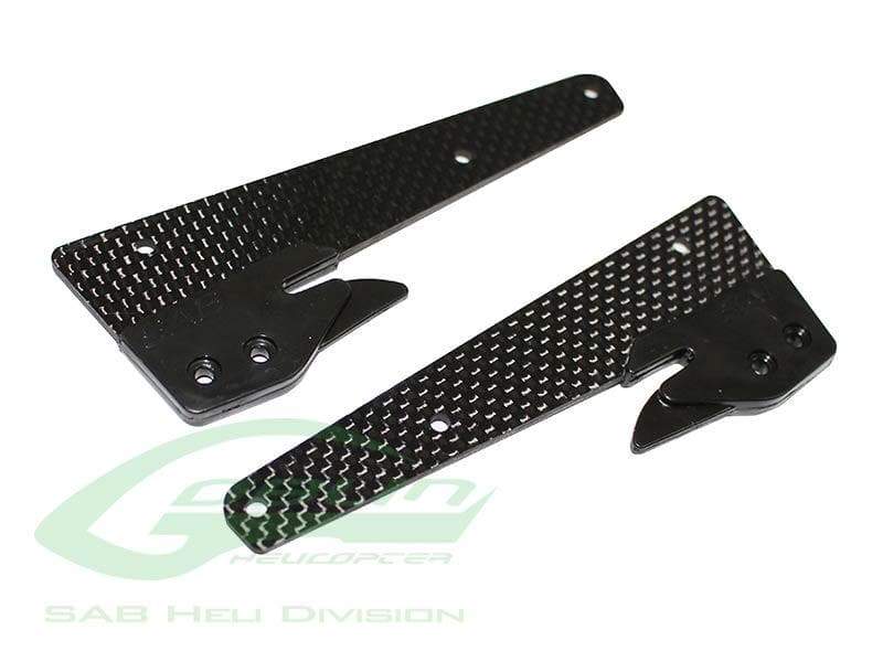 SAB Carbon Fiber Front Landing Gear Support - Goblin Black Thunder - HeliDirect