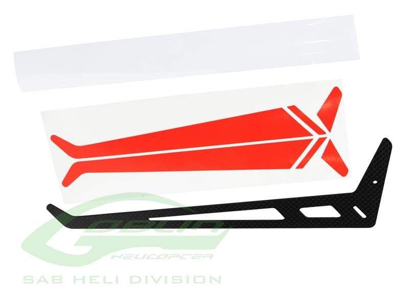 SAB Carbon Fiber Tail Fin - Goblin Thunder - HeliDirect