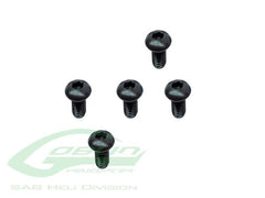 SAB DIN 12.9 Button Head Cap M2x4 (5pcs) - Goblin 500/570 [HC001-S] - HeliDirect