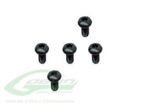 SAB DIN 12.9 Button Head Cap M2x5 (5pcs) - Goblin 500/570 [HC005-S] - HeliDirect
