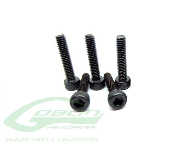 SAB DIN 12.9 Socket Head Cap M2,5x10 (5pcs) - Goblin 500/570 [HC022-S] - HeliDirect