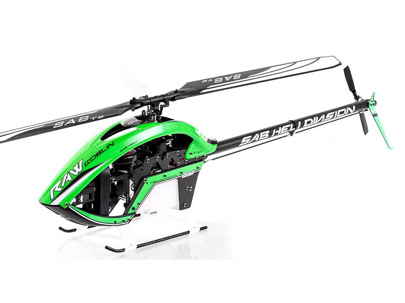 SAB Goblin RAW Nitro Kit - With Main And Tail Blades - HeliDirect