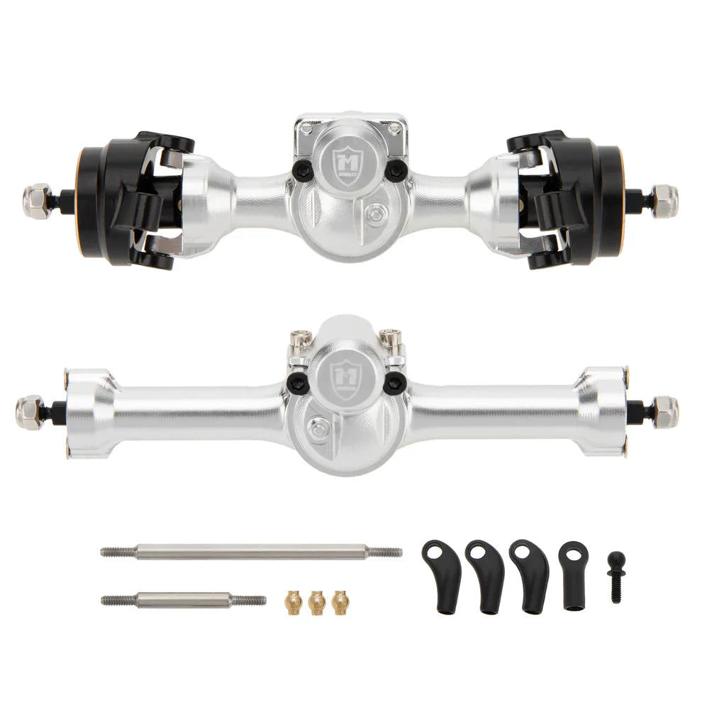 MEUS Racing +3mm Isokinetic SCX30 Axles with 3-Section CVD for Axial 1/30 SCX30