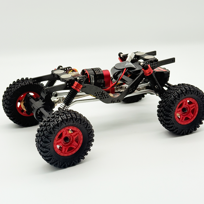 Furitek Terra COMP – 1/18 ARTR Crawler Black Flame Edition w/ Micro Tesla DigiBoard