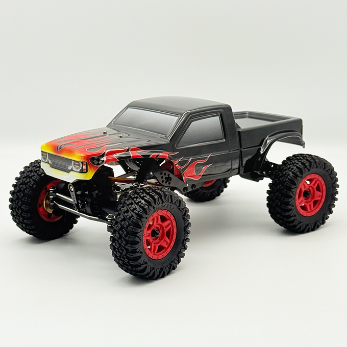 Furitek Terra COMP – 1/18 ARTR Crawler Black Flame Edition w/ Micro Tesla DigiBoard